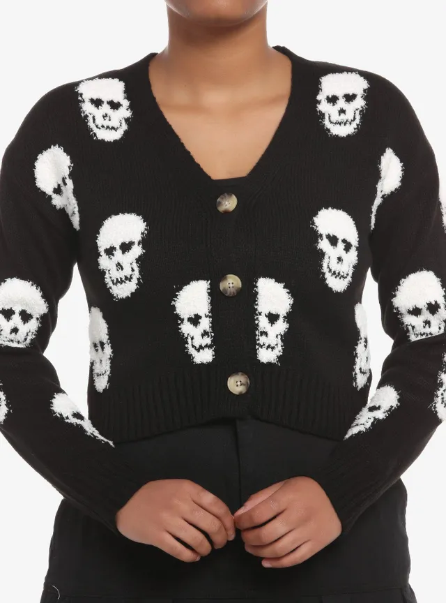 Hot topic clearance skull cardigan