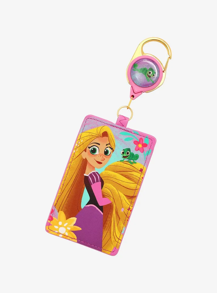 Boxlunch Loungefly Disney Tangled Rapunzel Portrait Retractable Lanyard Boxlunch Exclusive