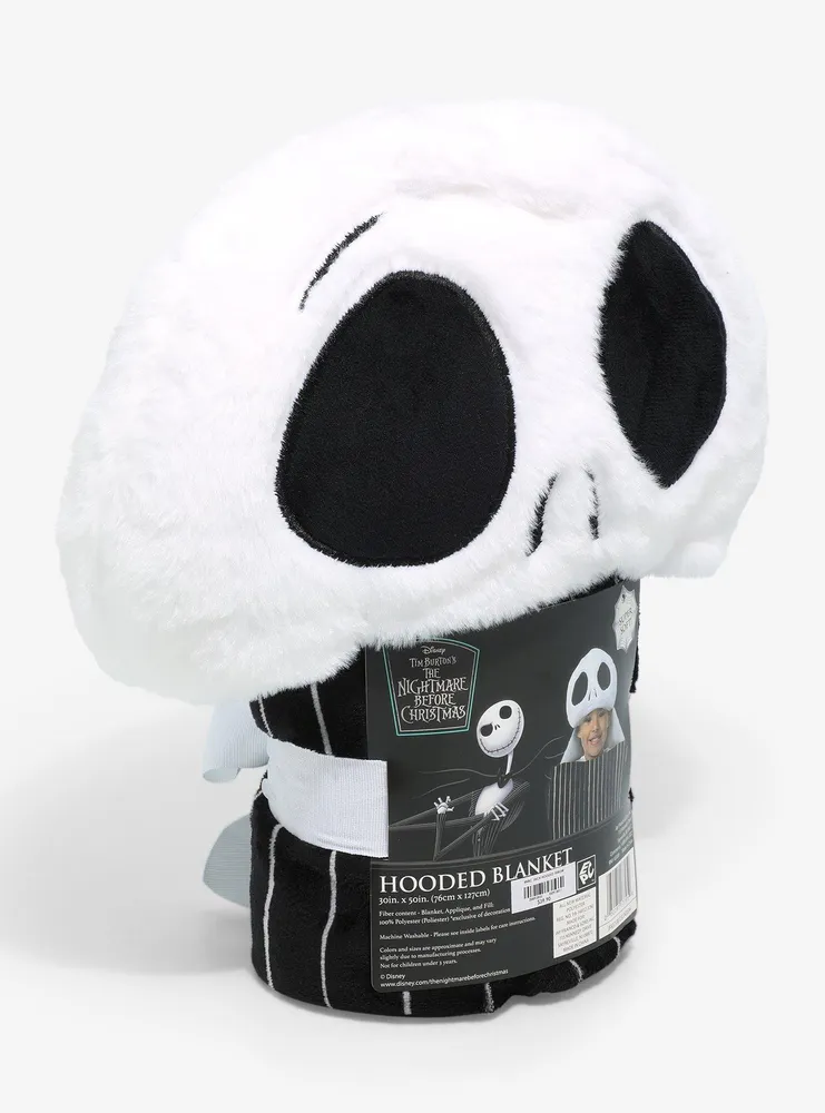 Hot Topic The Nightmare Before Christmas Jack Plush Hooded Throw