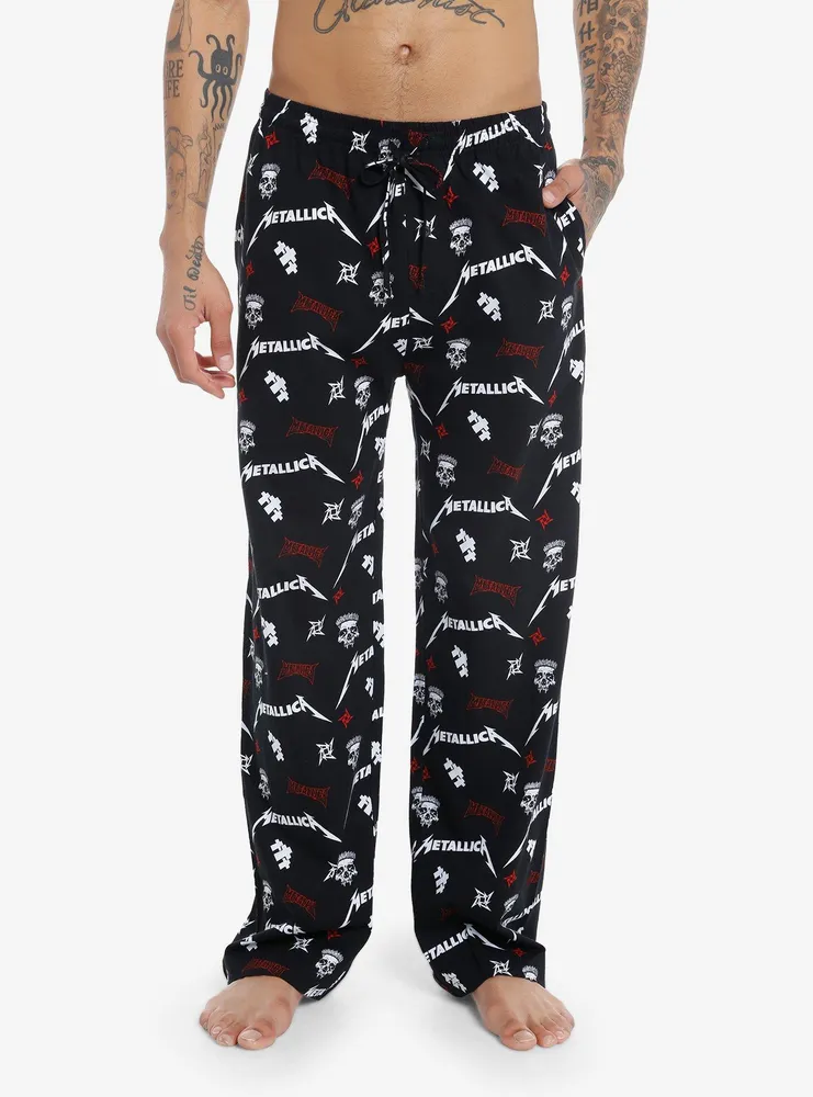 Hot Topic Metallica Logos Pajama Pants | Hamilton Place