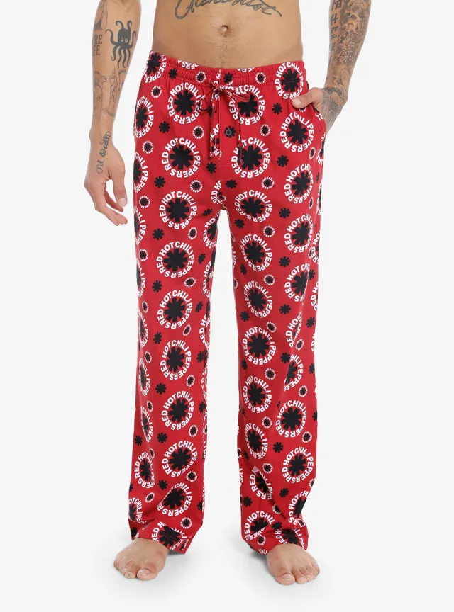 Hot Topic Red Hot Chili Peppers Logo Pajama Pants Hawthorn Mall