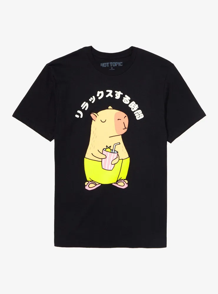 Hot Topic Capybara Relax Time T-Shirt | Hawthorn Mall