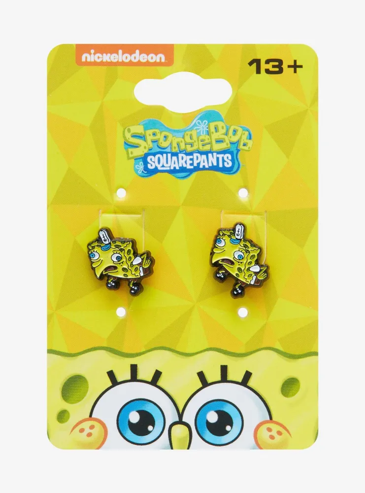 Boxlunch SpongeBob SquarePants Mocking SpongeBob Earrings - BoxLunch ...