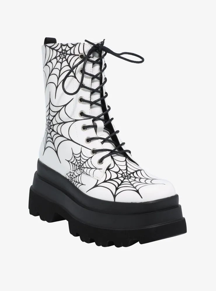 Hot topic black hot sale combat boots