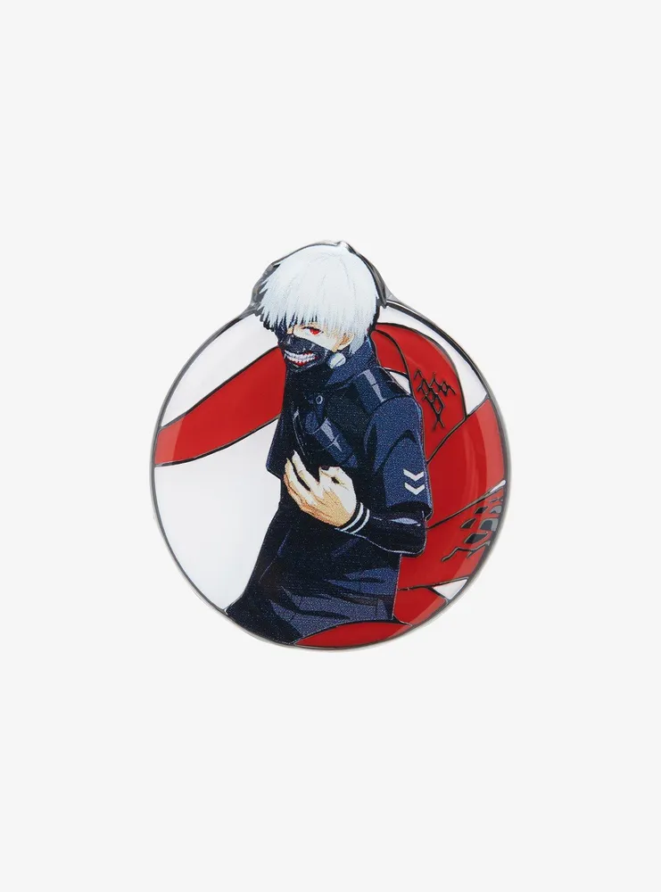 Boxlunch Tokyo Ghoul Ken Kaneki Circular Enamel Pin - BoxLunch ...