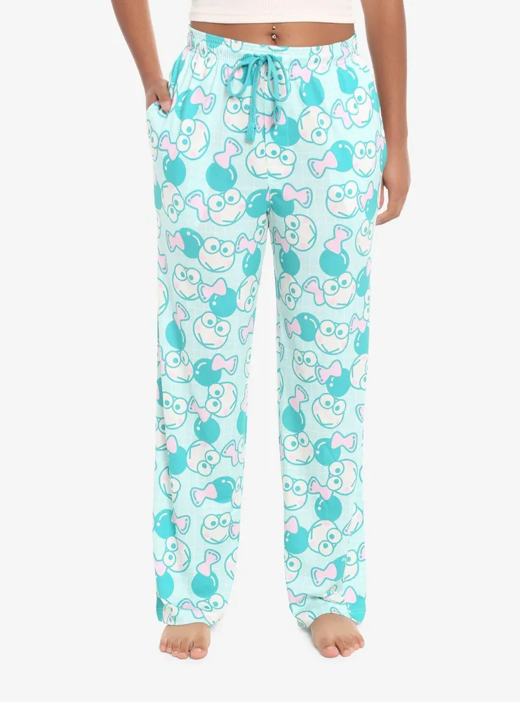 Hot Topic Keroppi Boba Bow Pajama Pants | Hamilton Place