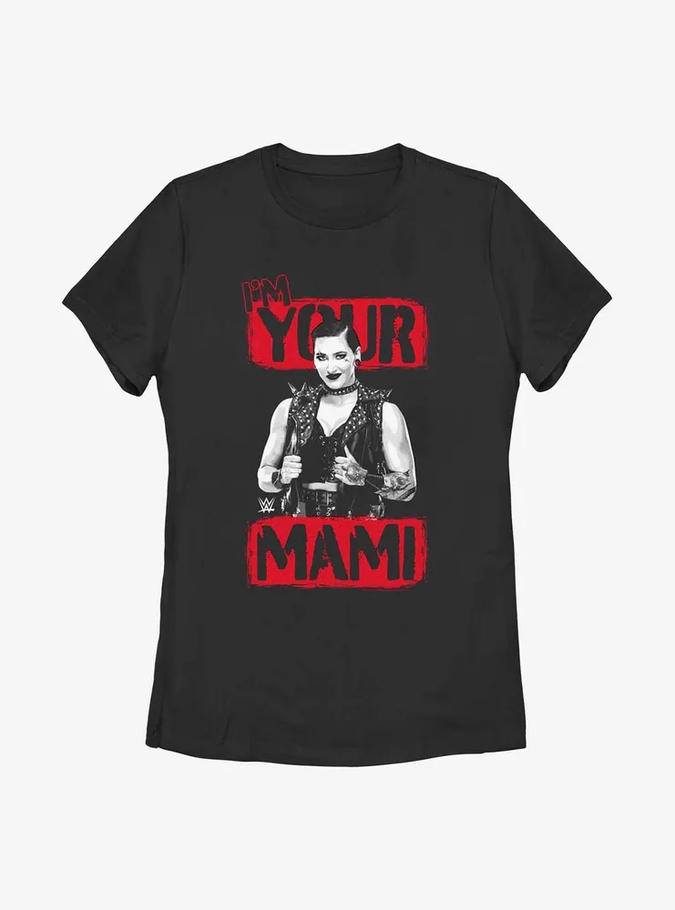 Boxlunch Wwe Rhea Ripley Im Your Mami Womens T Shirt Hamilton Place 0959