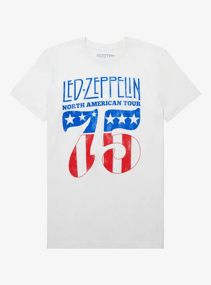 Led zeppelin 2025 1975 tour shirt