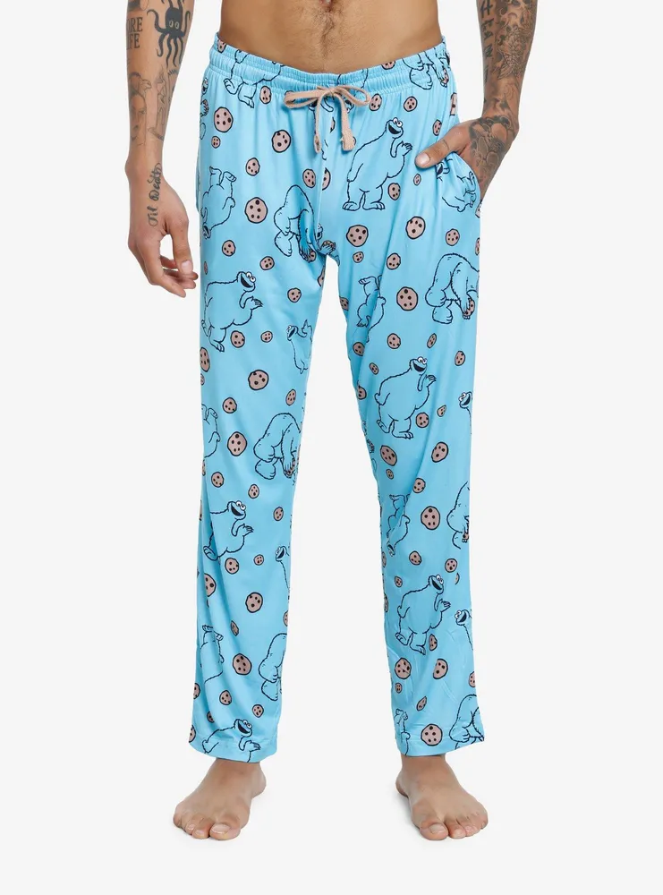 Hot Topic Sesame Street Cookie Monster Pajama Pants Hawthorn Mall