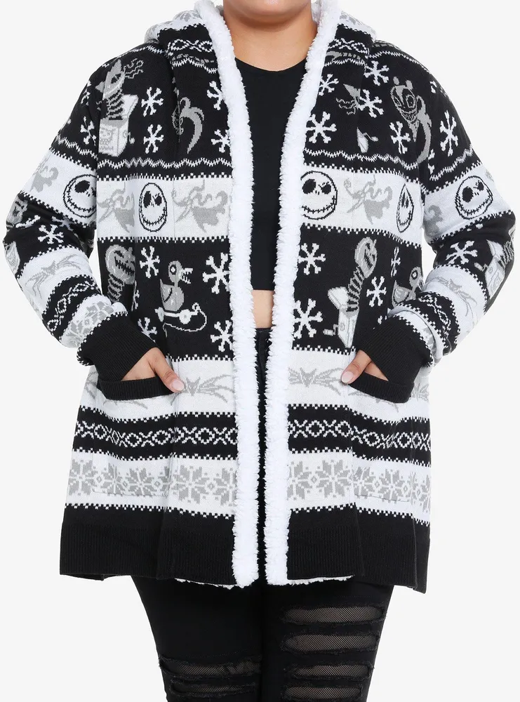 Fair isle girls hooded flyaway cardigan sale