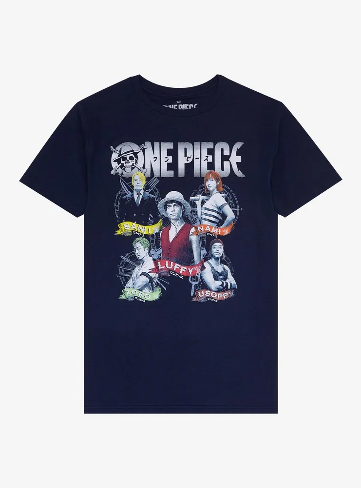 Hot Topic One Piece Group Live Action Names T-Shirt | Mall of America®