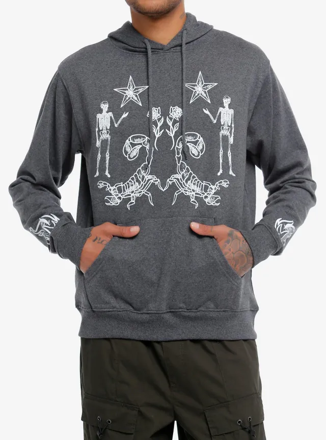 Hot topic skeleton hoodie sale