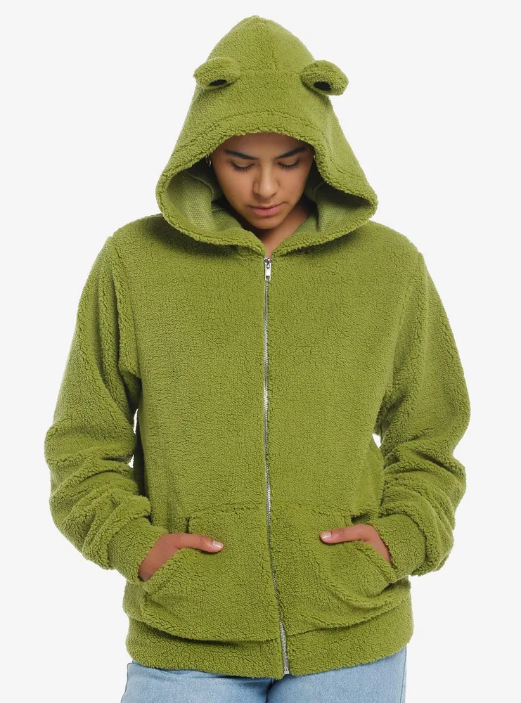 Hot Topic Thorn Fable Frog Sherpa Girls Hoodie Hawthorn Mall