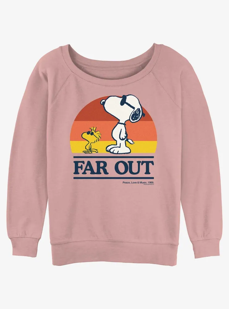 Snoopy discount sweatshirt womens