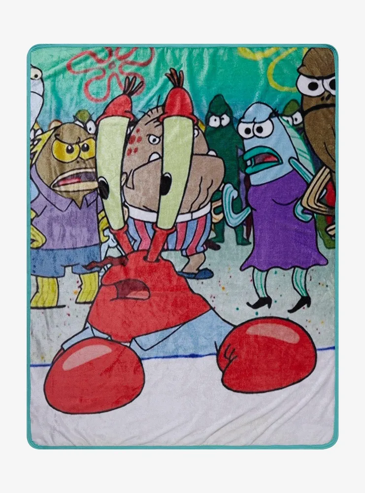 Spongebob discount throw blanket