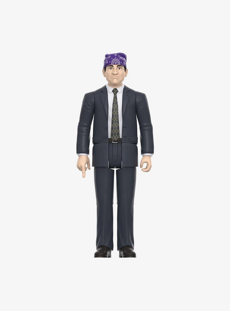 Figura The Office – Michael Scott Como Prison Mike De 3.75″ | Figura De Acción ReAction De Super7 Para Coleccionistas