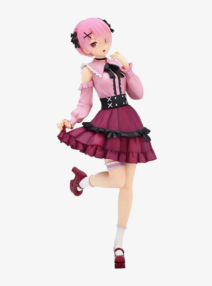 FuRyu Re:Zero Starting Life in Another World Trio-Try-iT Ram (Girly Outfit  Ver.) Figure