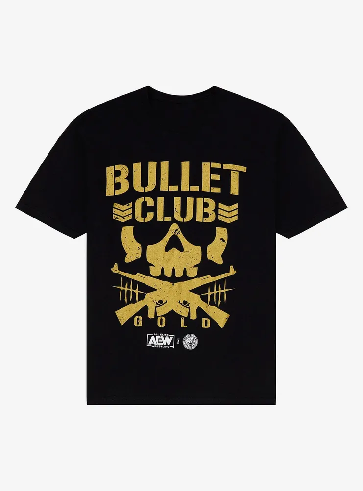 Hot Topic All Elite Wrestling Bullet Club Gold T-Shirt | Hamilton Place