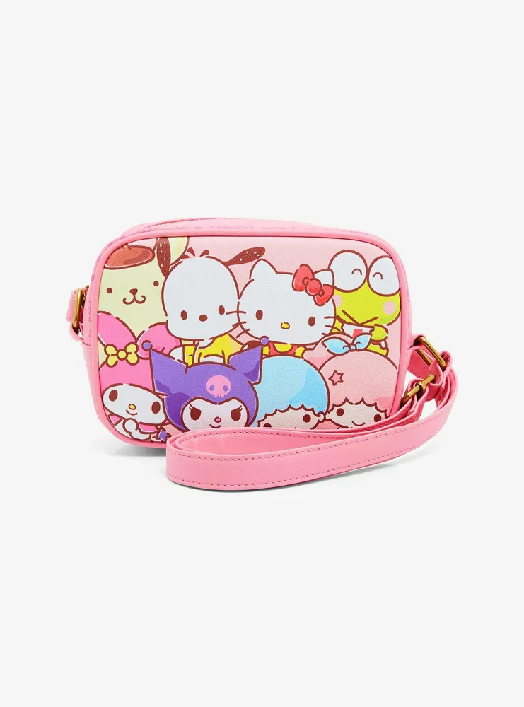 NWT IN Stock! Loungefly Hello Kitty and Friends Color Block CROSSBODY BAG Set sale