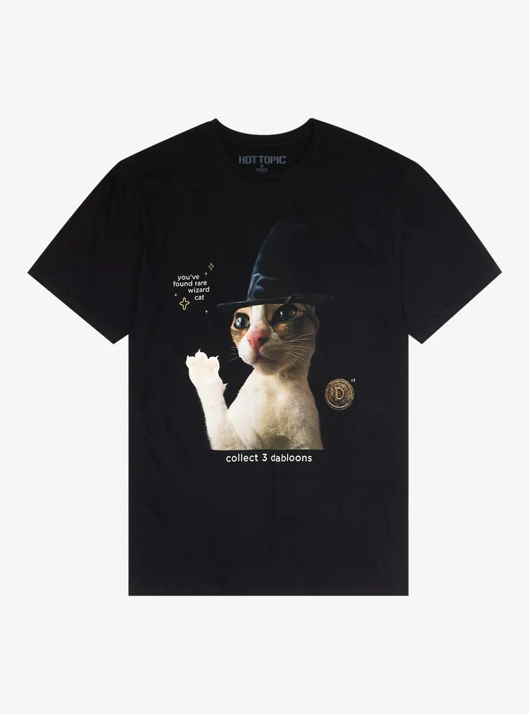 Cat wizard shop t shirt