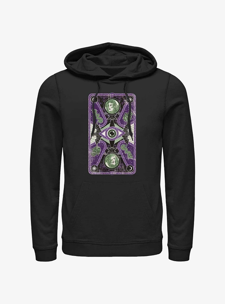 Hot Topic Disney Haunted Mansion Madam Leota Tarot Card Hoodie | Brazos ...