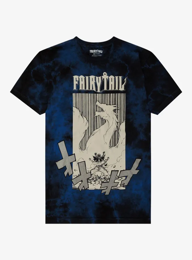 Hot Topic Fairy Tail Natsu Dragon Tie-Dye T-Shirt at Hamilton