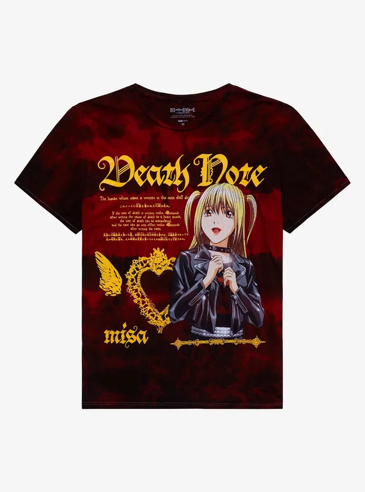 Hot Topic Death Note Misa Quote Tie-Dye T-Shirt | Hamilton Place