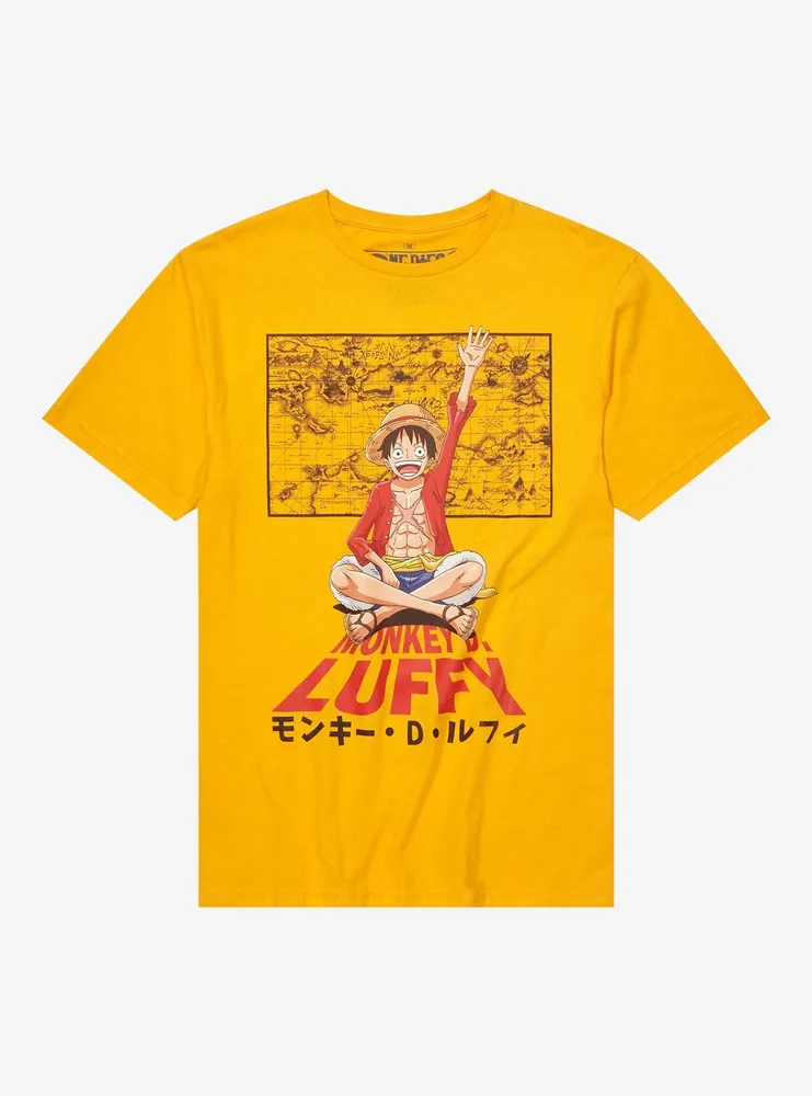 Hot Topic One Piece Luffy Map T-Shirt | CoolSprings Galleria