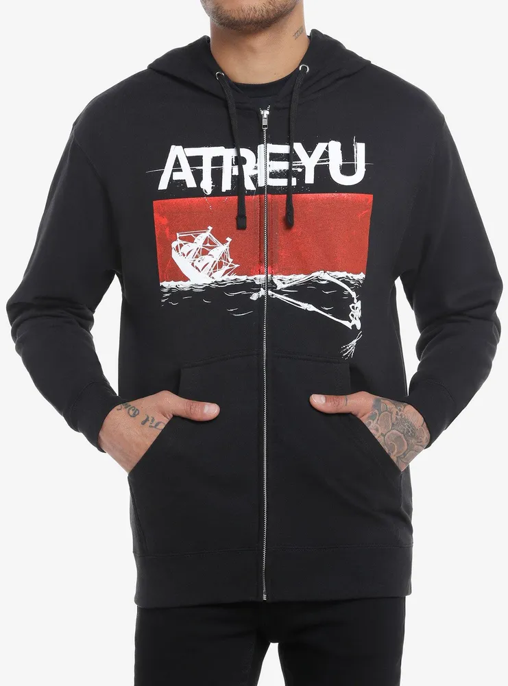 Hot Topic Atreyu Lead Sails Paper Anchor Hoodie Vancouver Mall