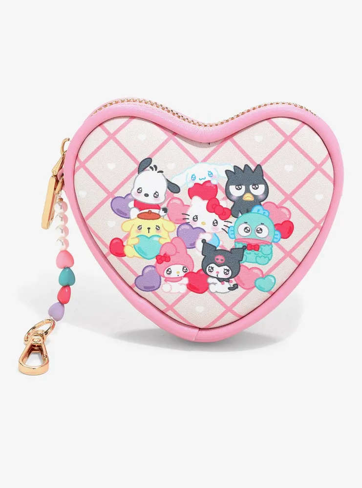 Boxlunch Sanrio Hello Kitty and Friends Emo Kyun Heart Coin Purse ...