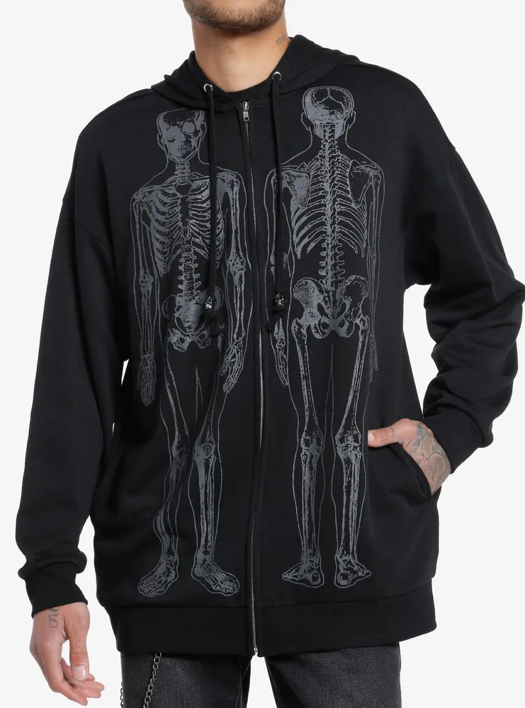 Hot topic 2024 skeleton hoodie