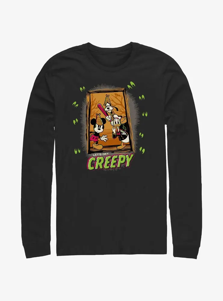 Boxlunch Disney100 Halloween Mickey's Gang Let's Get Creepy Long-Sleeve ...