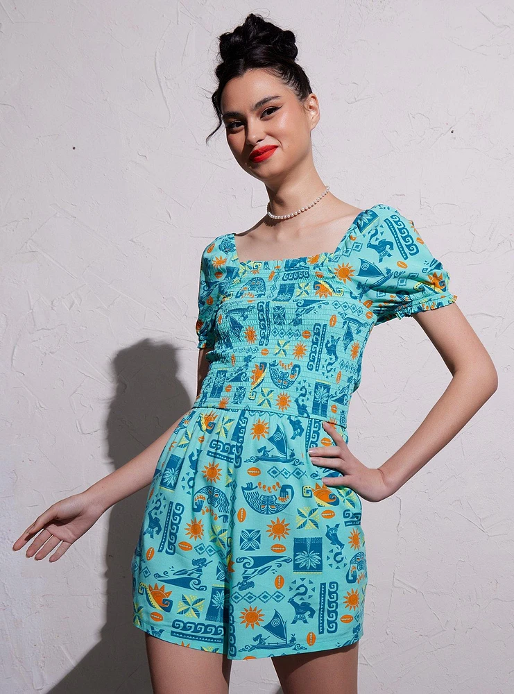 Hot Topic Her Universe Disney Moana Icons Smocked Romper Mall of America®