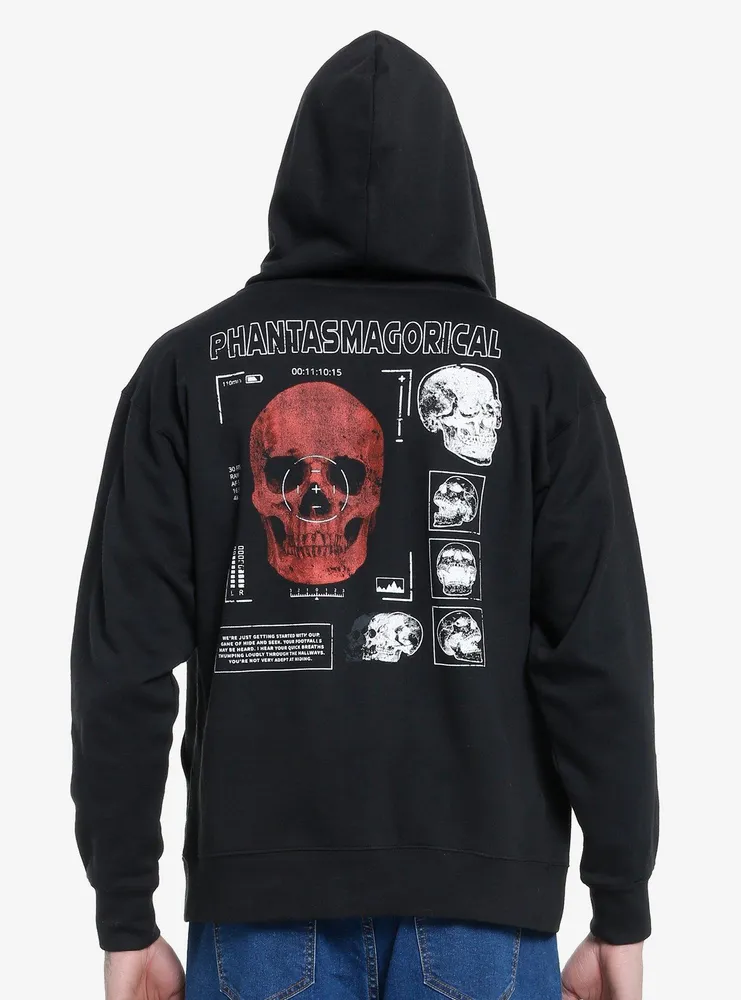 Hoodie with skull online on back