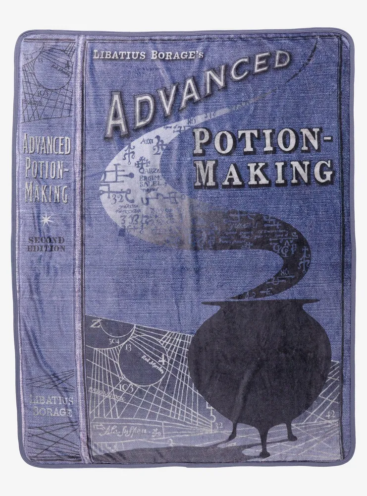 Hot Topic Harry Potter Advanced Potion Making Throw Blanket