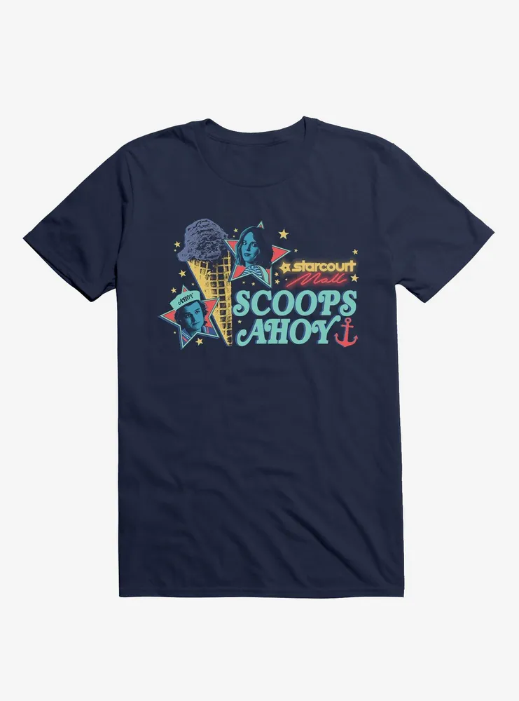 Hot Topic Stranger Things Scoops Ahoy T Shirt By Matthew Lineham