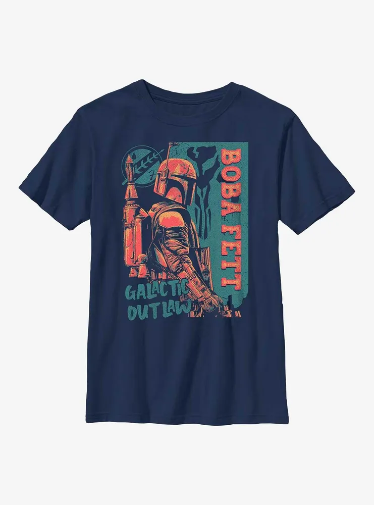 Boxlunch Star Wars The Book Of Boba Fett Dark Youth T-Shirt