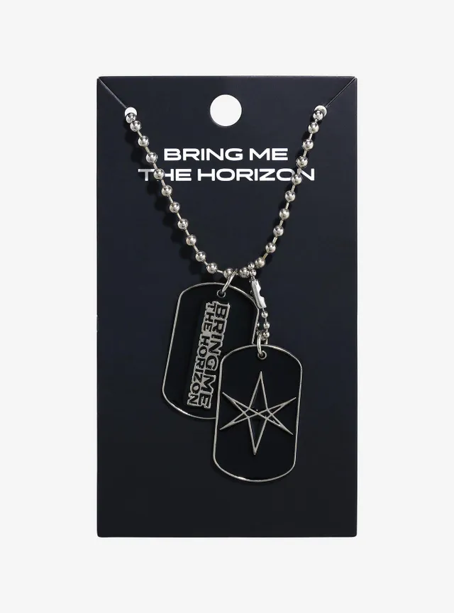 Hot Topic Bring Me The Horizon Dog Tag Necklace | Dulles