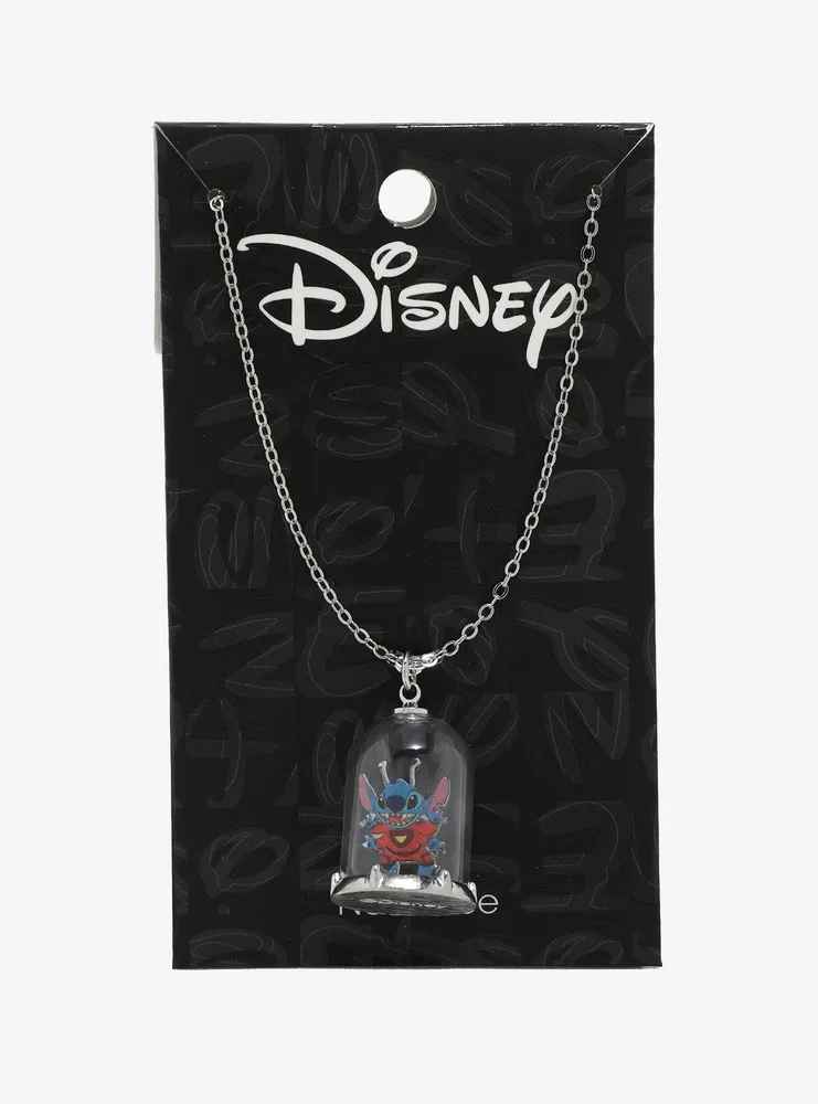 Hot Topic Disney Lilo Stitch Dome Necklace Hawthorn Mall