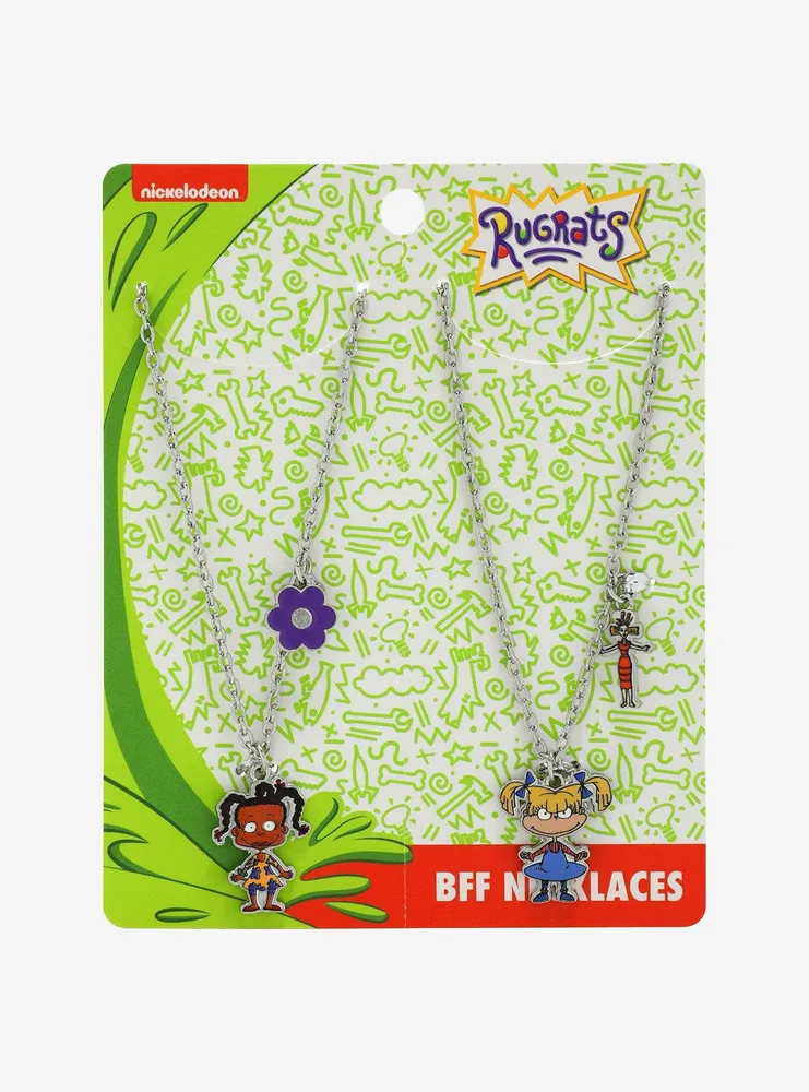 Hot Topic Nickelodeon Rugrats Angelica And Susie Best Friend Necklace Set Hamilton Place 1835