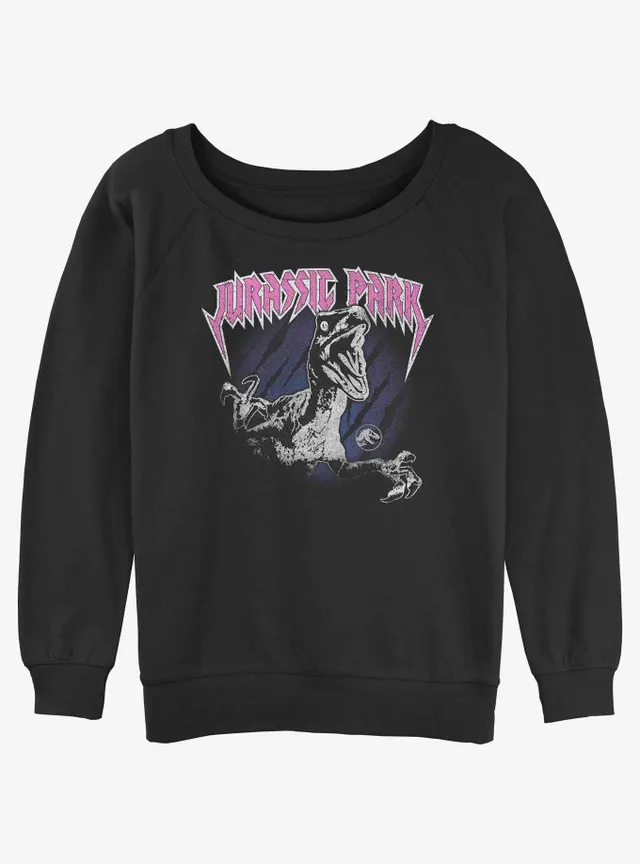 Jurassic Park Metal Raptor Womens Slouchy Sweatshirt | Arden