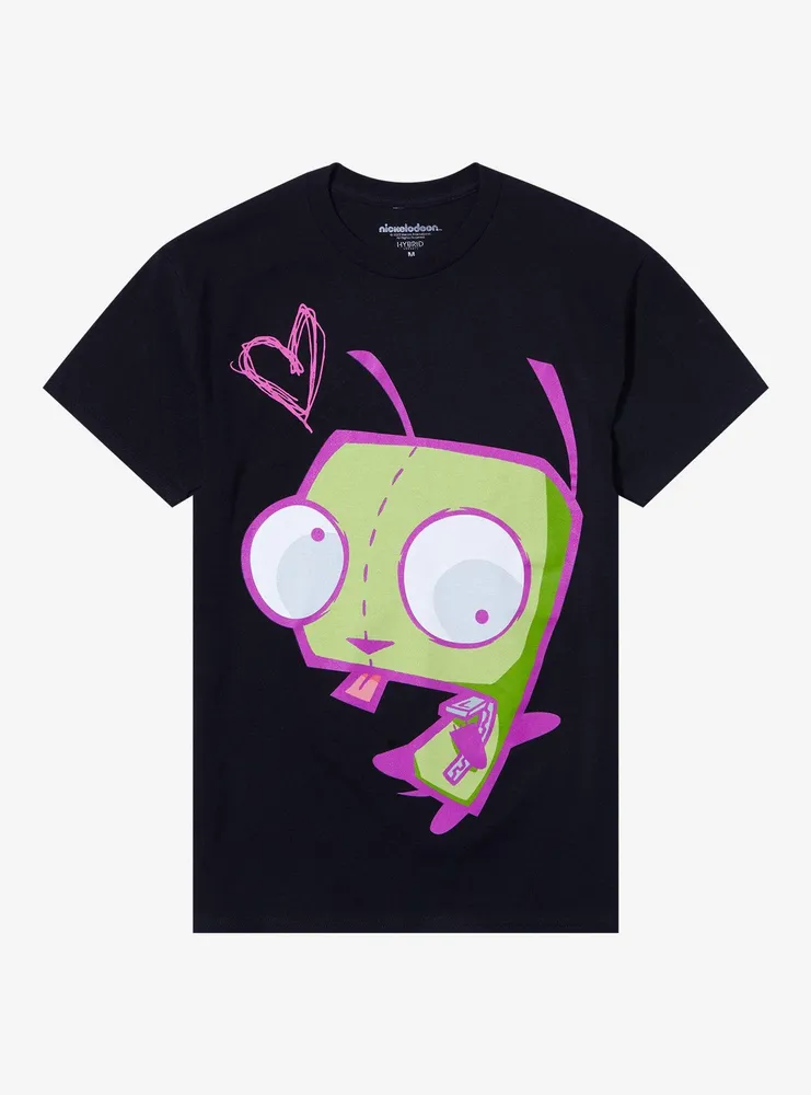 Hot Topic Invader Zim GIR Front & Back Boyfriend Fit T-Shirt | Hamilton ...