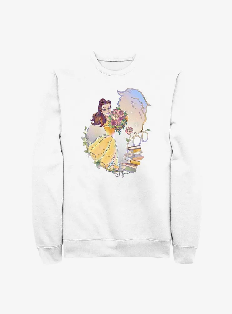 Boxlunch Disney 100 Beauty And The Beast Celebration Sweatshirt