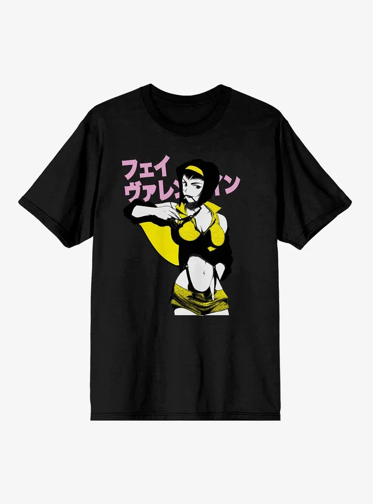 Hot Topic Cowboy Bebop Faye Valentine Name T-Shirt | Shop Midtown