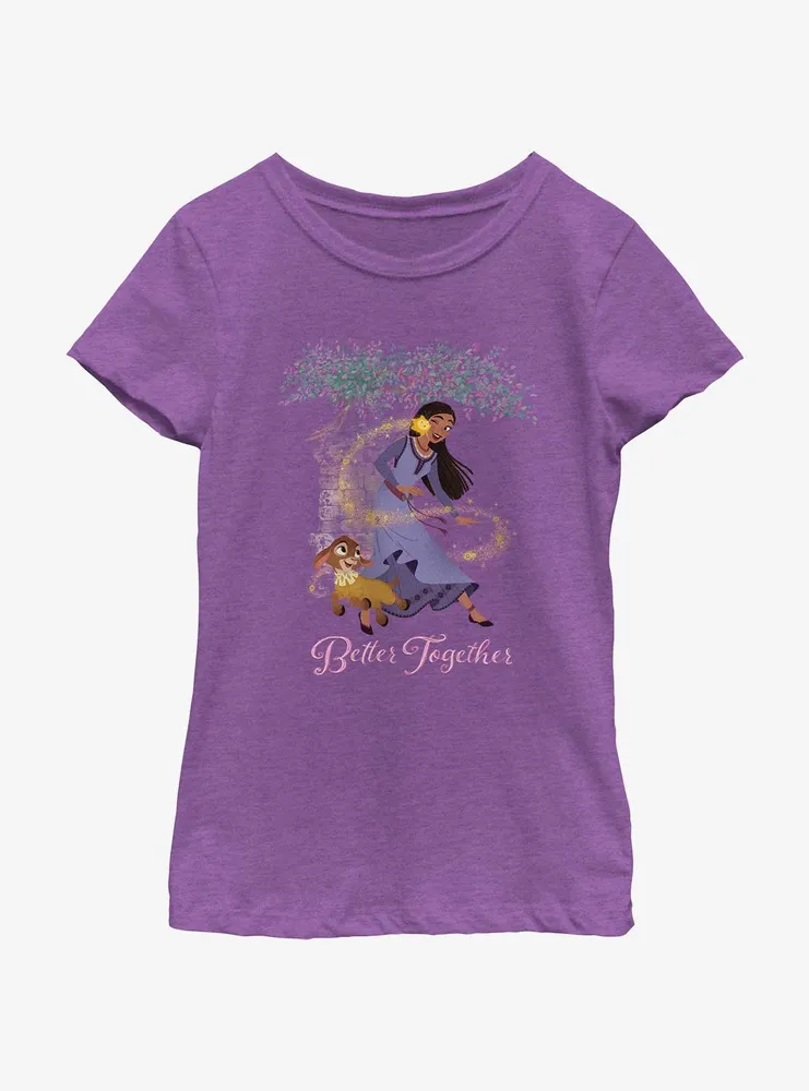 Boxlunch Disney Wish Better Together Youth Girls T-Shirt