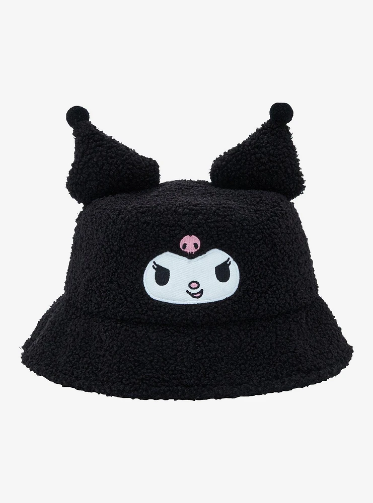 Hot Topic Kuromi 3D Ear Sherpa Bucket Hat | Hamilton Place