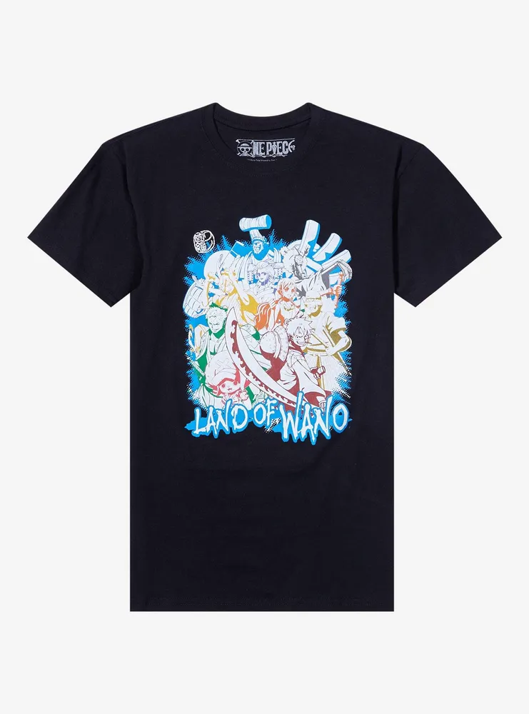 Hot Topic One Piece Land Of Wano Group T-Shirt | Bramalea City Centre