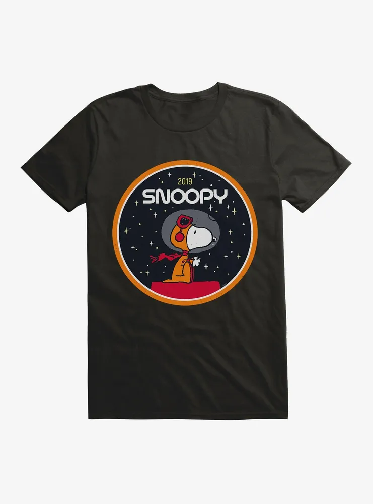スヌーピー【SNOOPY】organic cotton T-shirts(ASTRONAUT) Peanuts Snoopy Astronaut T-Shirt at Hamilton Place in