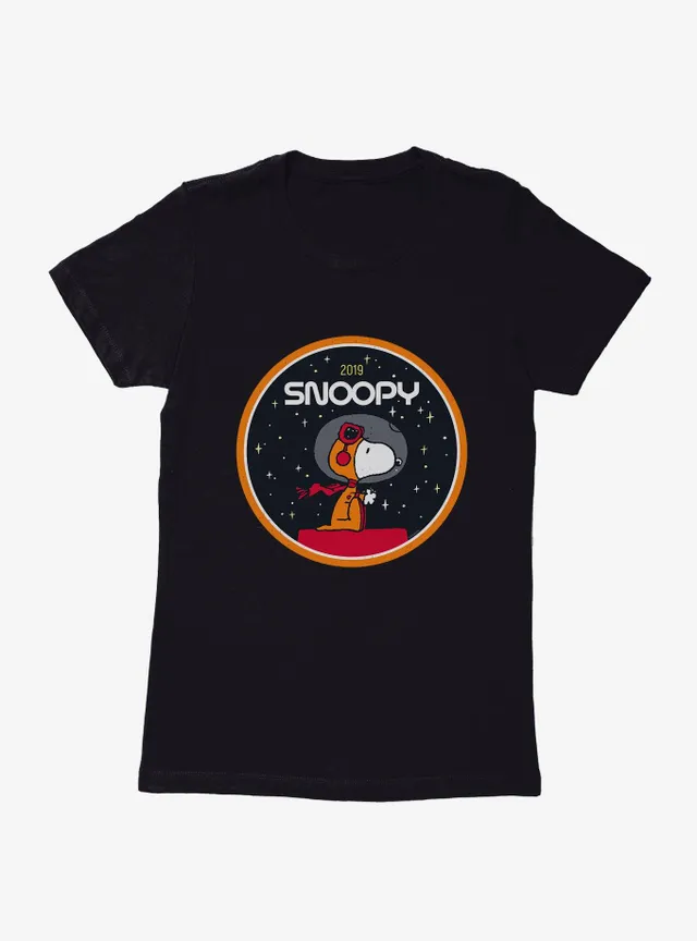 スヌーピー【SNOOPY】organic cotton T-shirts(ASTRONAUT) JSC Youth Snoopy Mission to Moon T-Shirt