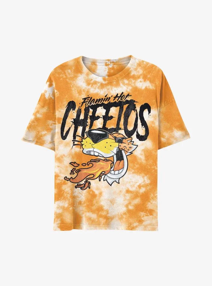 Flamin hot Cheetos on sale tie dye hoodie